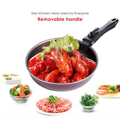 Detachable Wok Handles Folding Non-stick Pan Grips Replacement Cookware Handgrip Anti-scald Useful Camping Accessories
