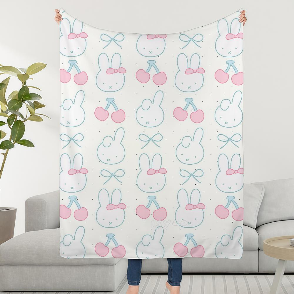 CARTOON M-MiffyS Blanket Throw Super Cosy Plush Living Room Sofa Couch Childish Birthday Gifts