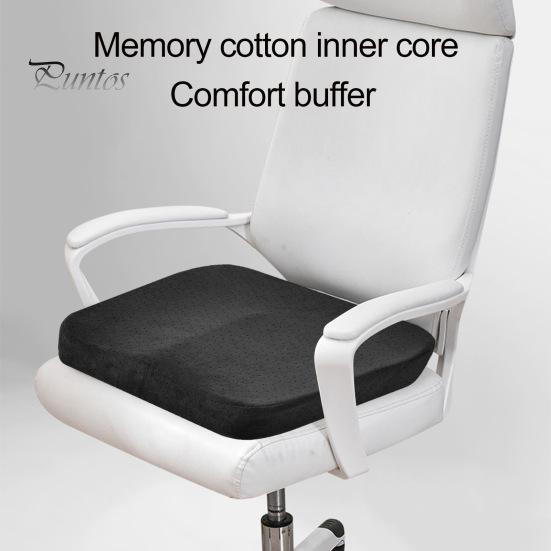 Office Sedentary Cushion Non-Slip Soft Thickened Memory Foam Dorm Student Long Sitting Hours Sciatica Tailbone Pain Back Relieving Chairs Seat