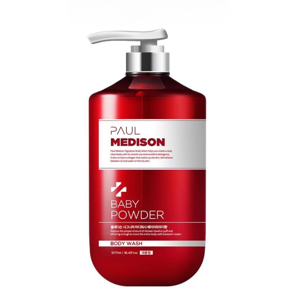 

PAUL MEDISON Signature Body Wash Baby Powder Гель для душа с коллагеном и ароматом детской присыпки 1077мл