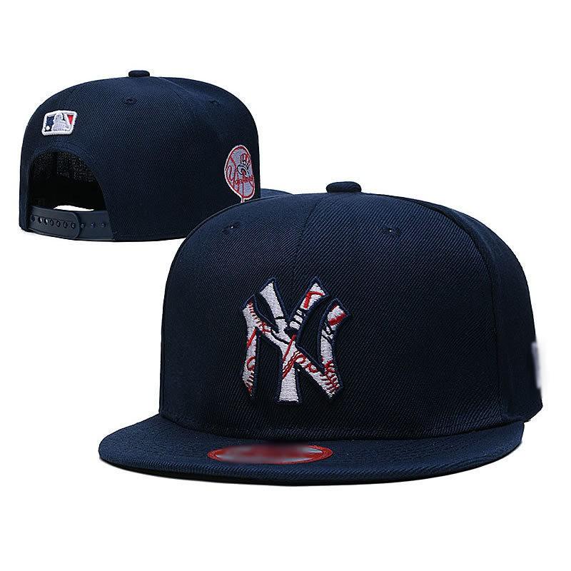 MLB Baseball Cap Flat Brim Adjustable Snapback Street Style Embroidered Men Women