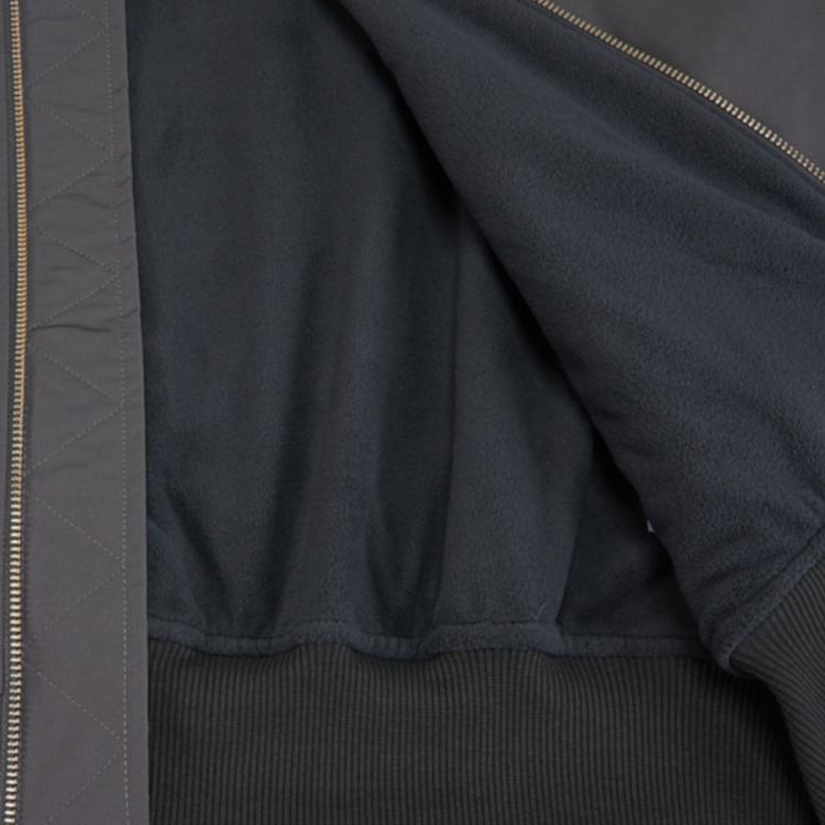 Adidas Neo Solid Color Print Logo Zip-Up Warm Jacket Women Jackets Grey IB2763