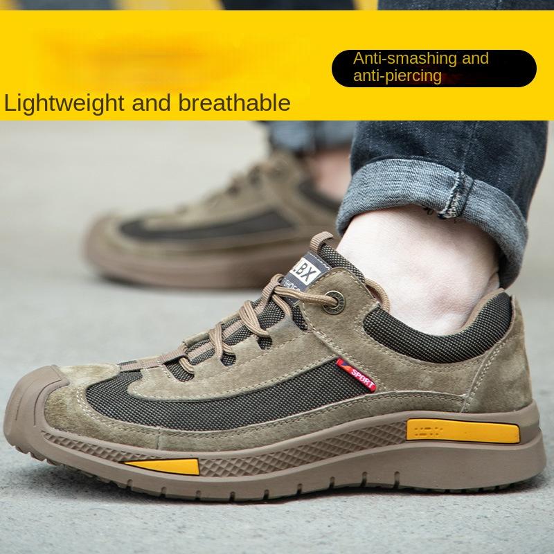Pracovní ochranné boty Pánské Ocelová špička Kevlarové Bezpečnostní boty Pracovní boty, Protirozšlapávací a Protipropíchnutí Pracovní ochranné boty Pánské