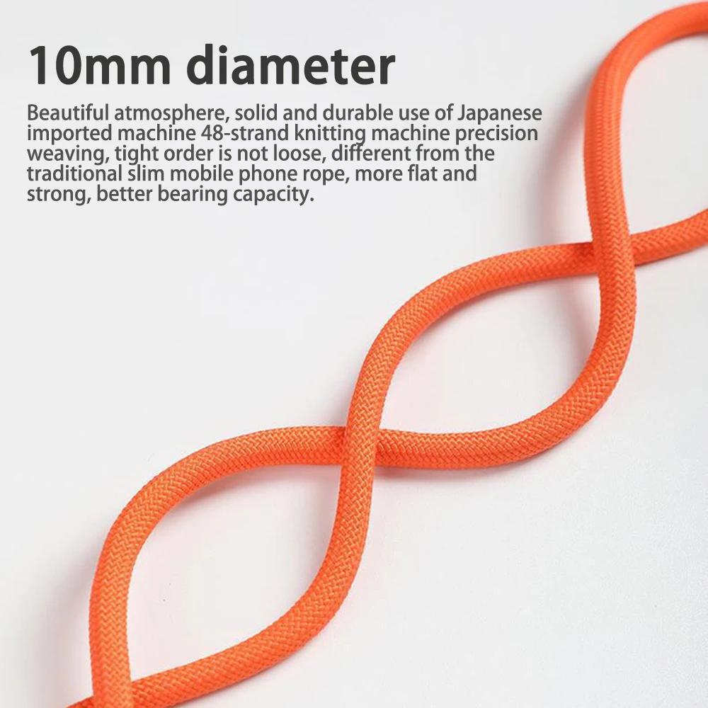 10mm Dicke Handy Lanyard Einstellbare Telefon Halskette Handy Strap Crossbod