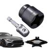 Adaptador de Gato de Tijera Universal para Coche Estabilizador de RV Adaptador para Taladro Herramienta de Desmontaje de Coche Varilla de Rótula de Acero Herramienta de Llave de Impacto