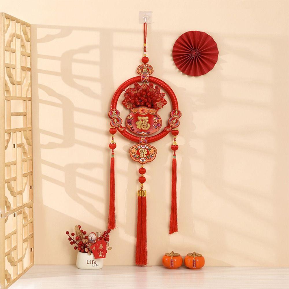 Traditional New Year Ornaments Reusable Spring Festival Pendant Hanging Decoration  Birthday