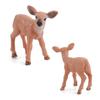 1pcs Animal Statue Small Whitetail Deer Solid Decoration Christmas Desktop Decoration Gift