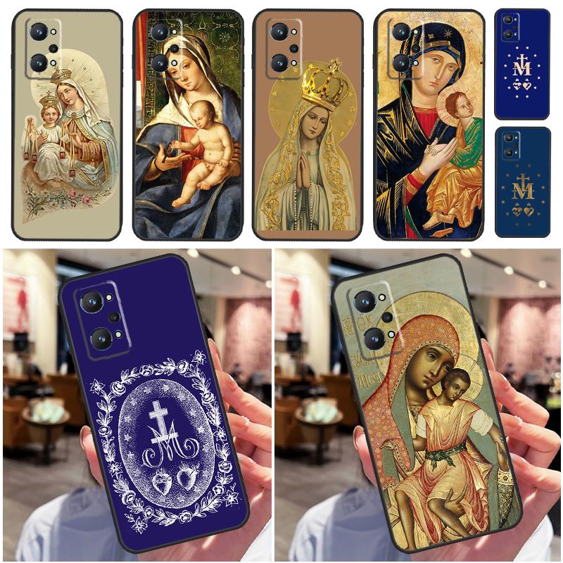 

Чохол Immaculate Virgin Mary Jesus для Realme 8 9 10 Pro Plus 8i 9i GT 2 Pro GT Neo 2 3T C11 C15 C21Y C25Y C25s C30 C35 Realme 9 4G
