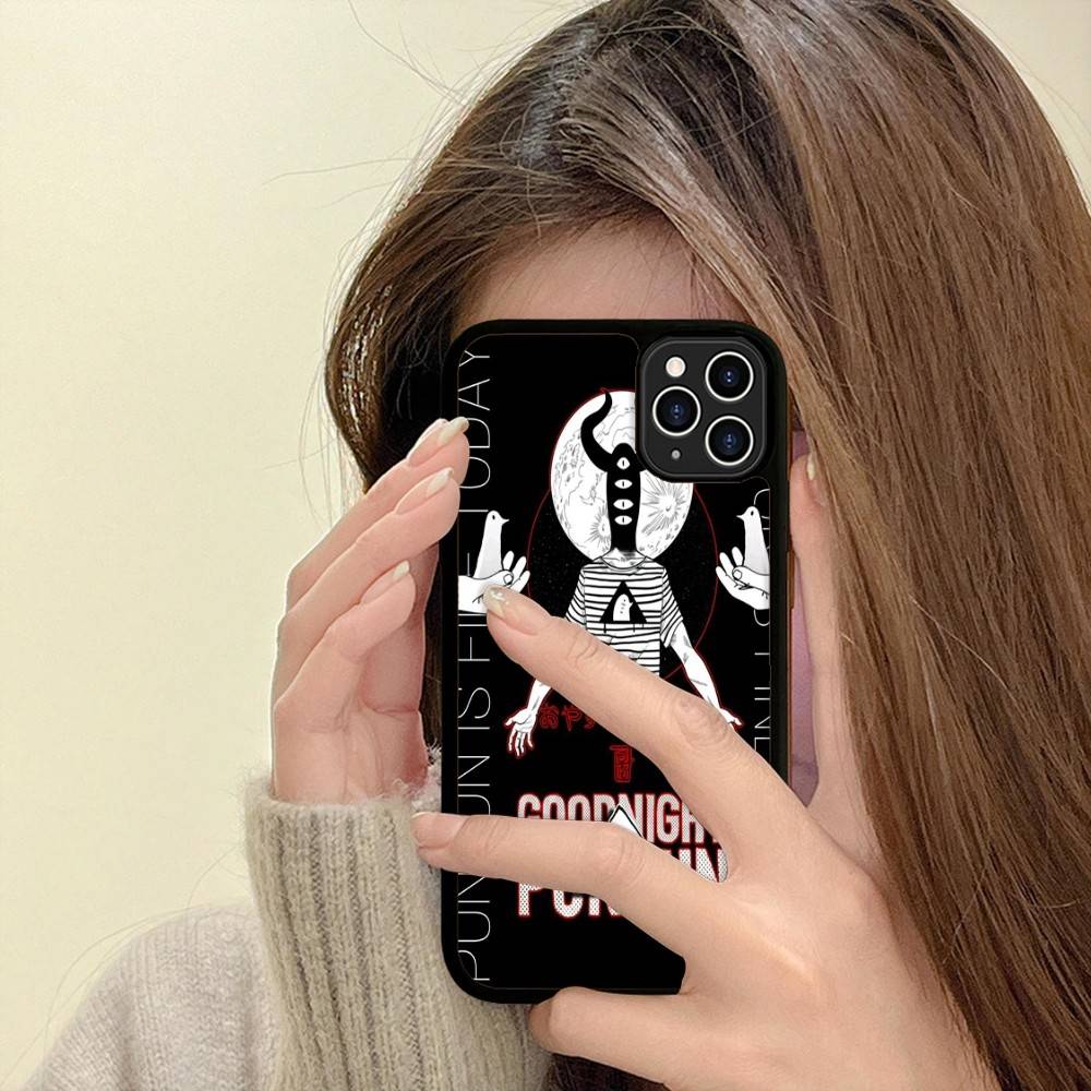 Goodnight Punpun Hot Comics For IPhone 11 12 13 14 15 16 17 Pro Max Plus TPU+PC Shockproof Back Phone Cases