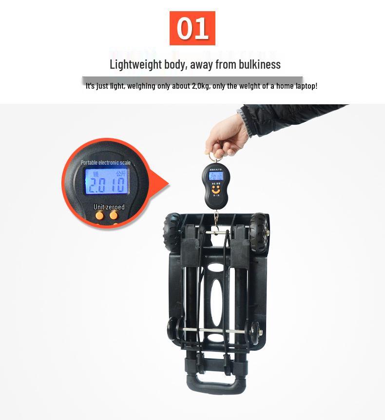 Lightweight Folding Grocery Cart for Everyday Use