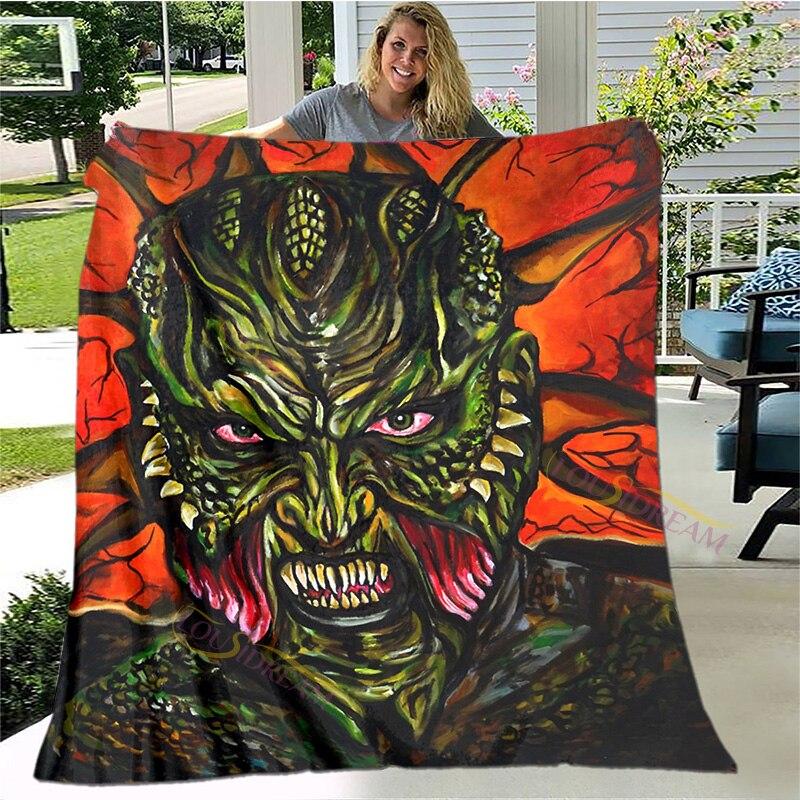 Jeepers Creepers Queen Size Blanket Super Soft Flannel Blanket Throws Blankets Home Decor House Office Lightweight Sofa Nap