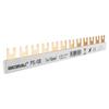 Insulated 1-Phase Comb Busbar 12-Module 16mm2 for Distribution Board