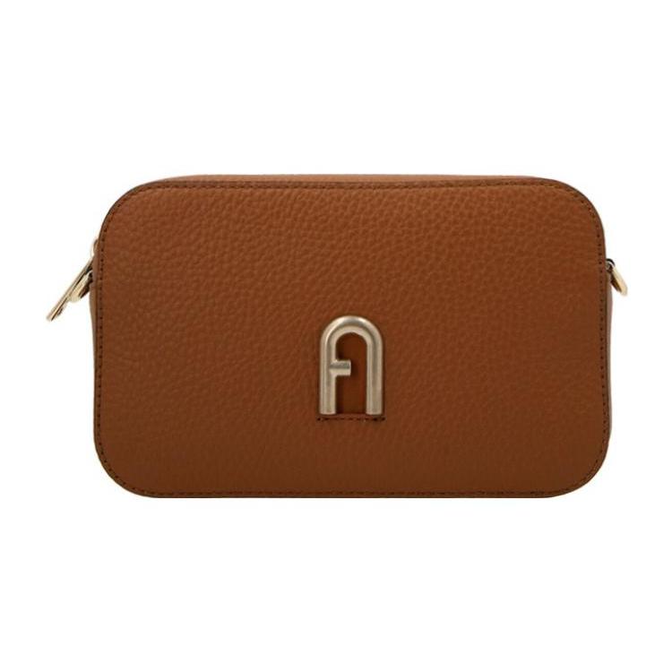 

Новая кожаная сумка через плечо Furla Primula, сумка кроссбоди женская коричневая WB00667-BX0613-03B00 20.1*7.1*11.9CM