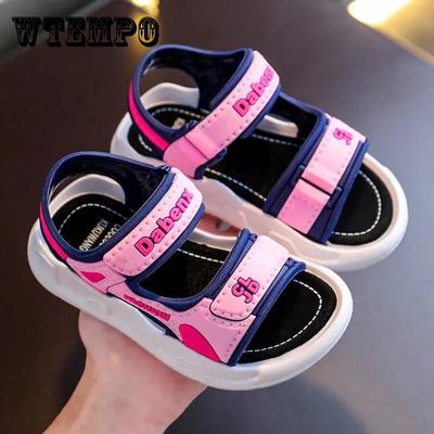 Kinder Sommersandalen Mädchen Weiche Sohle Flache Outdoorsandalen Jungen Große Größe Rutschfeste Lässige Leichte Sandalen