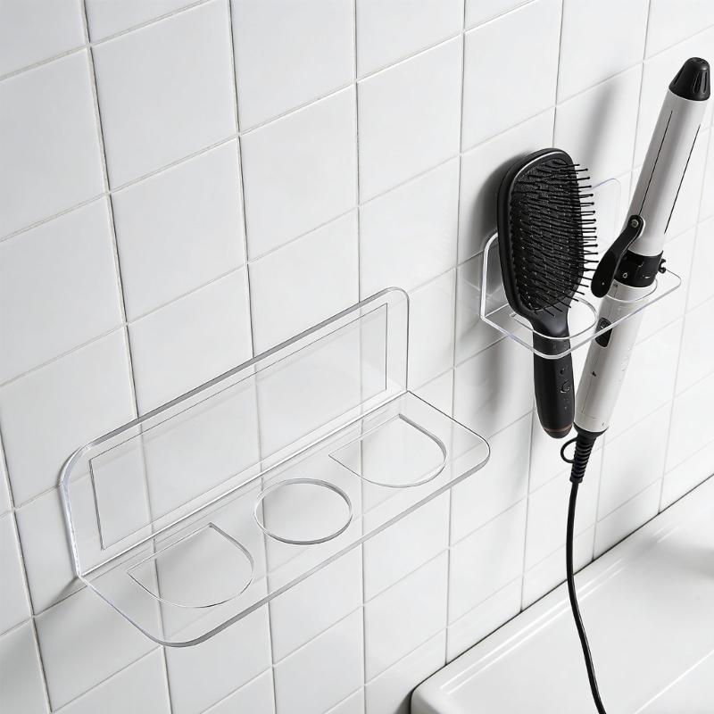 Pack of 2 Space Saving Organizers for Bathroom with Multiple Layer Design to Hold Shampoo Soap and Toiletries Efficiently