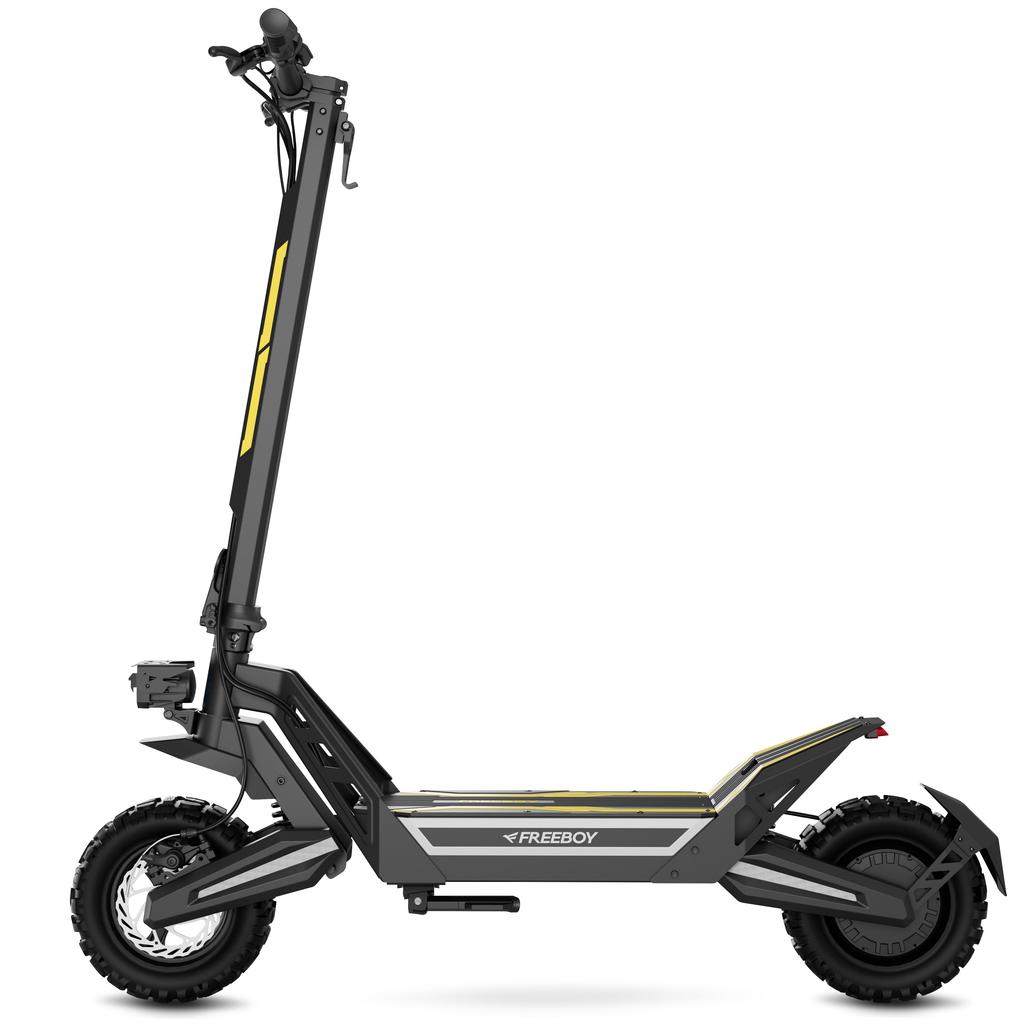 FREEBOY J2MAX Foldable Electric Scooter, 48V 18.2Ah Battery, Full Suspension