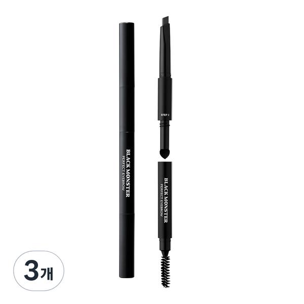 

Black Monster Perfect Eyebrow Kit, Natural Black, 3 pcs., Korea best mens cosmetics
