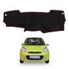 TUCKBOLD Dashboard Mat for Nissan March Car Dashboard Protective Interior Sun Flannel Black with Red Set Micra, K13, Interior, Cover, Mat, Parts,