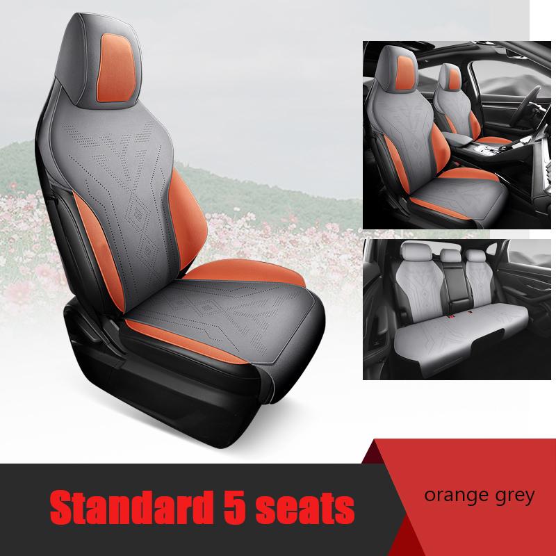 Premium Suede Car Seat Cover Pads For BYD Song Plus 2020-2025 Accessories Breathable Seat Cushion All Seasons Ptotection Mats