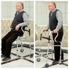 3 In 1 Height Adjustable Walking Frame Foldable Elderly Toilet Support Shower Chair Aluminum Alloy Training Bracket