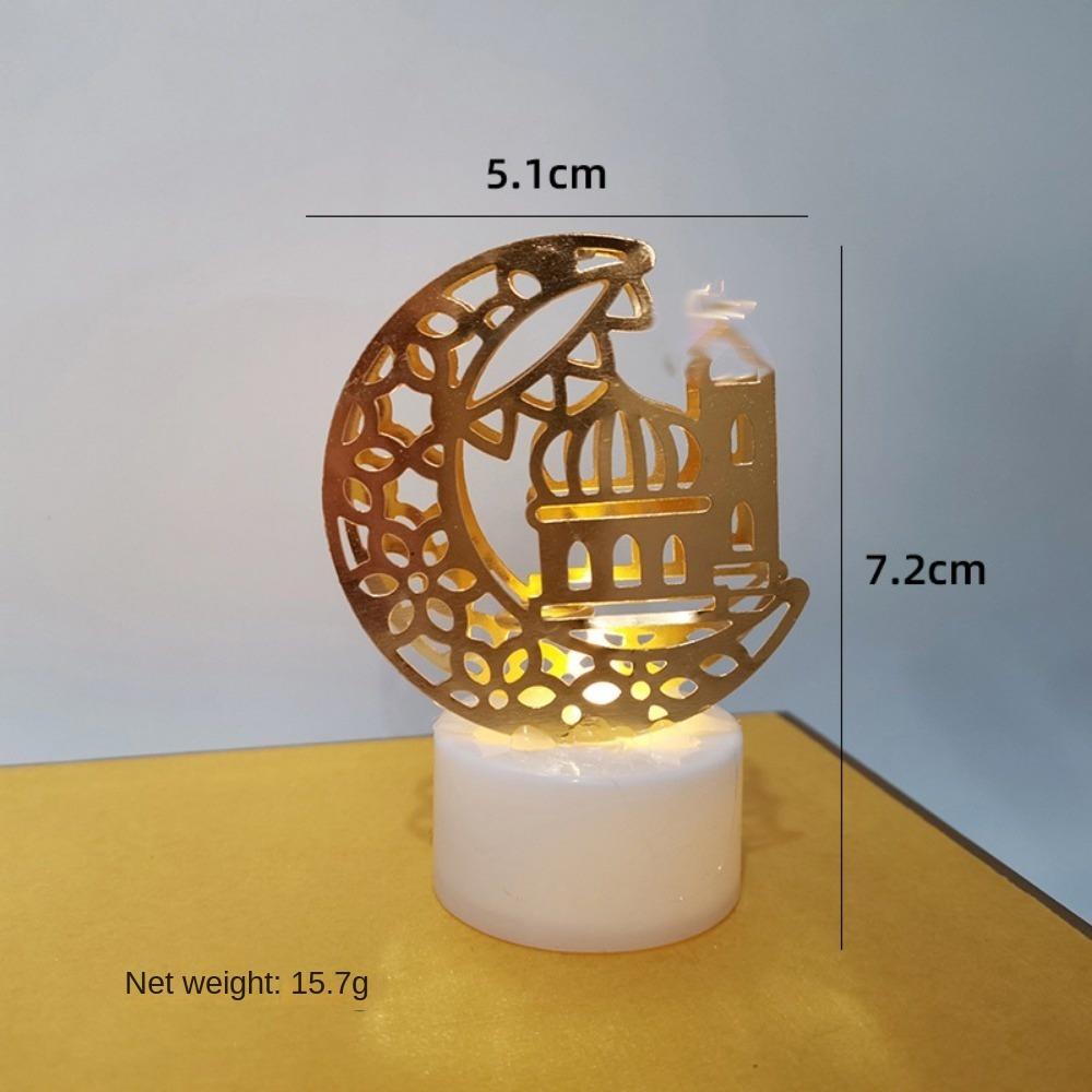 

Рамадан Міні Світиться Світло 2025 Ід Мубарак Електронна лампа Світлодіодне світло Орнамент Сцена Макет Реквізит Style 3