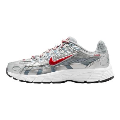 P-6000 GS Metallic Silver Gym Red Kids Sneakers HV5064-016