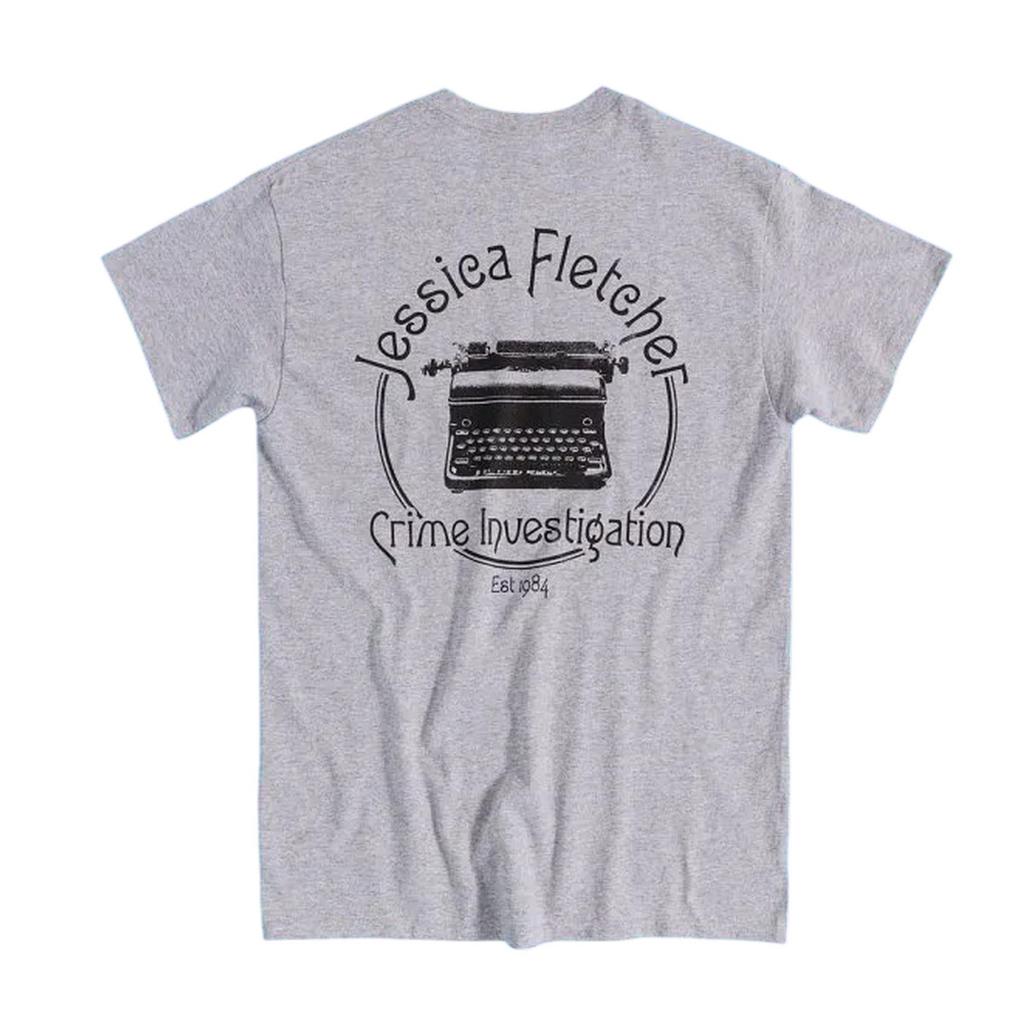 Murder She Wrote Unisex Adult Typewriter Back Print T-Shirt