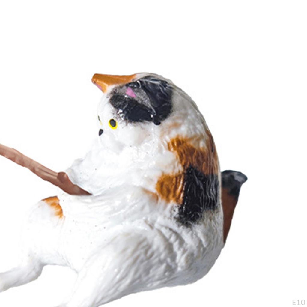 Cat Car Interior Accessories Figurines for Computer Display Adorable Crafts Decor Desk