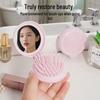 Korean Cute Macaron Soft Color Mini Folding Mirror & Air Cushion Comb Set