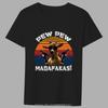 Funny Fashionunisex Black T-shirt Novelty Animal Print Tops Male Series Casual O-Neck Tops Comfortable Commuterunisex Clothing