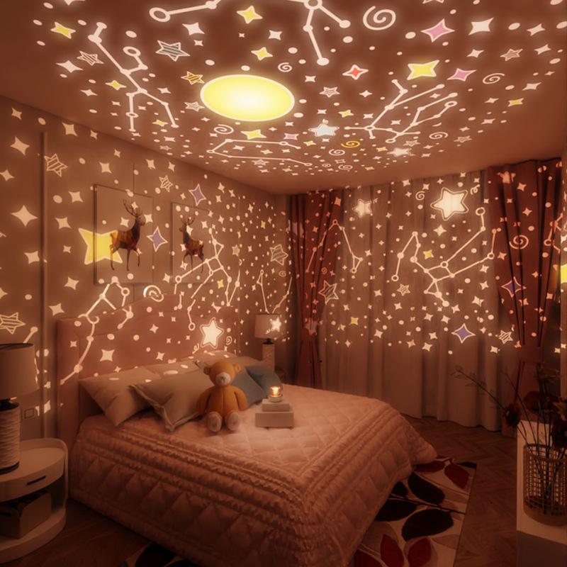 Rabbit Starry Sky Projector Light, Bluetooth Music Night Light, Ideal Birthday Gift