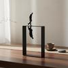 Spiegelstatue Moderne Minimalistische Abstrakte Figur Skulptur mit Spiegeleffekt für Arbeitszimmer, Schreibtisch, Tee