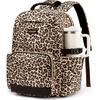 LOVEVOOK Laptop Backpack for Women with Pouch Pocket for Large Capacity Cup,15.6 Inch Laptop Computer Bag Travel Backpack Purse,Waterproof Work