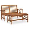 Day and Night - Day and Night Garden Furniture Set 2 Pieces Solid Acacia Wood