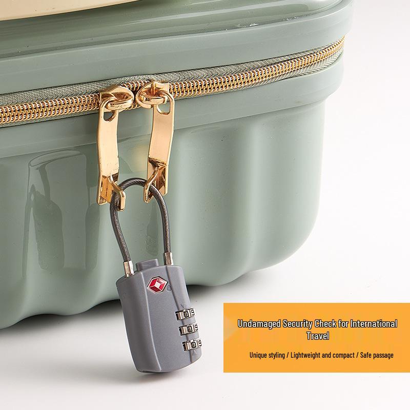 3-Digit TSA Approved Padlock for Luggage, Backpack, Drawer, and Storage