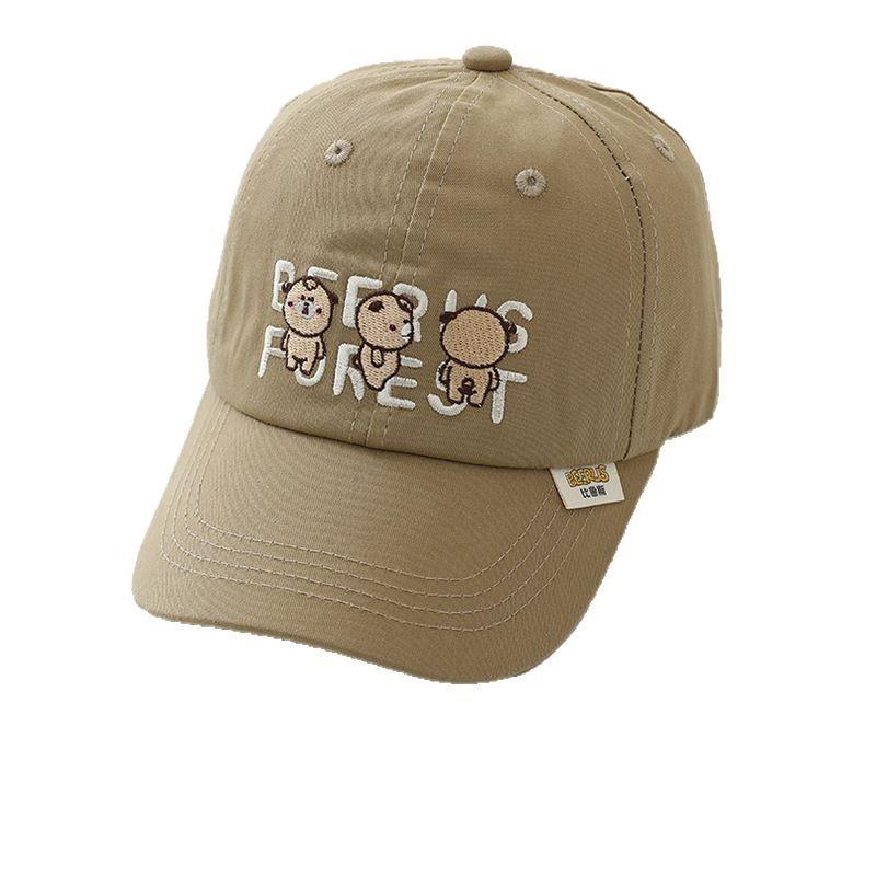 Koreanische Version Kinder Baseballkappe Junge Baby Frühling und Herbst Mädchen Baseballkappe Sonnenschutz Mittel Groß Kinder Reine Baumwolle Dünner Stil