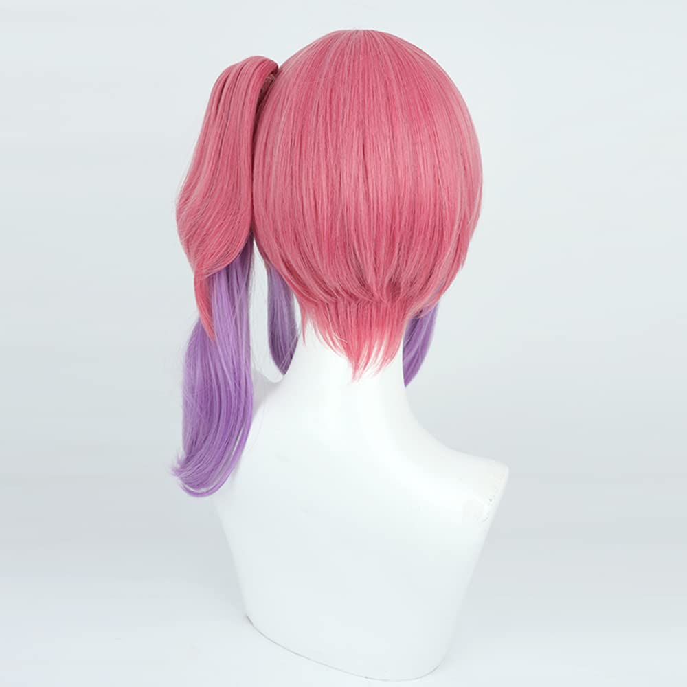 Mel Kuramochi Cosplay Wig, Pink and Purple Gradient, Heat-Resistant, Perfect for Costumes, Halloween, Events, and Photoshoots