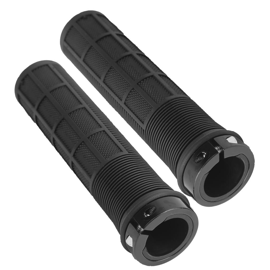 1Pair Mountain Bike Grips AntiSkid Single Lockon Handlebar Grips Riding Accessory