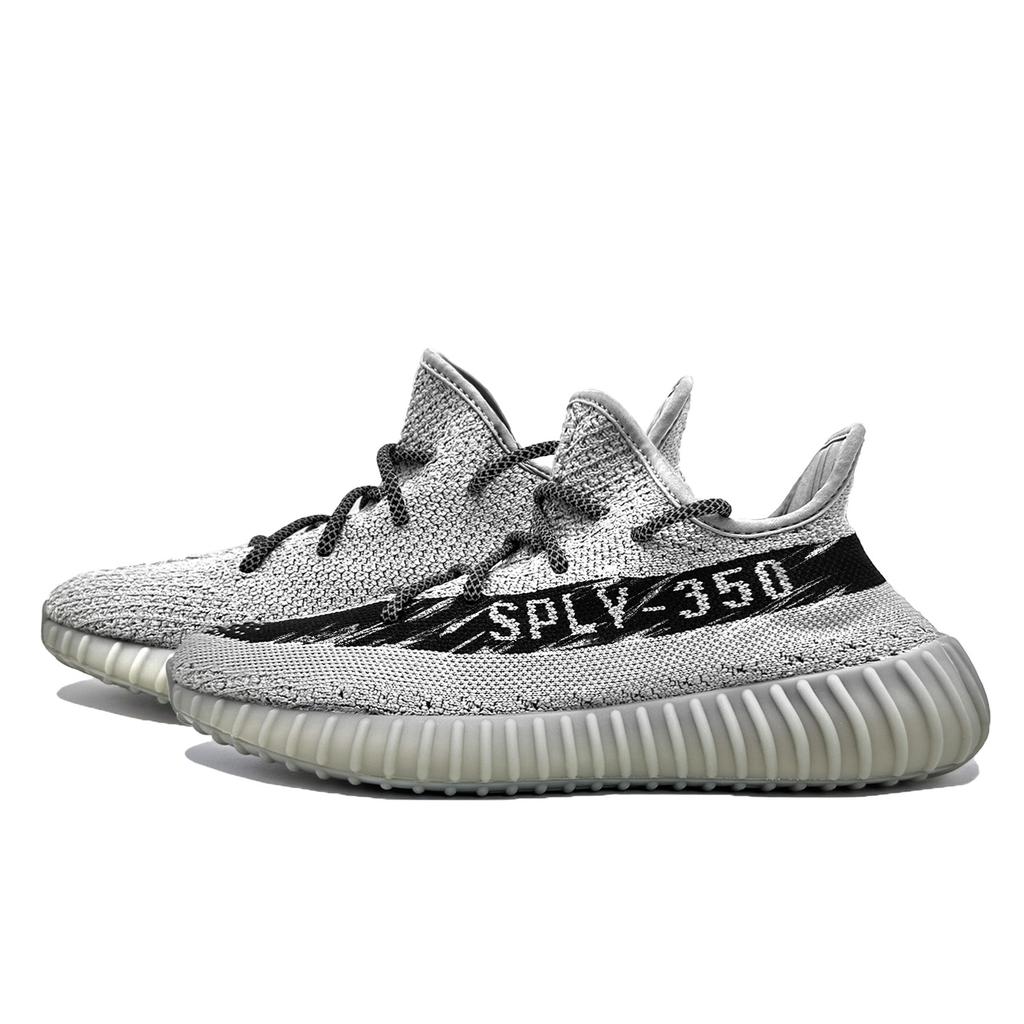 Adidas Originals Yeezy Boost 350 V2 Shimmering Silver Cushioning, Wear Resistant Low top Casual Shoes Unisex Silver HQ2059(Team499-)