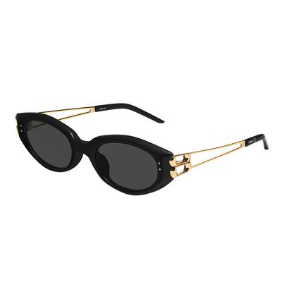 Celebrity Limited Edition Disney Jennie Stylish Retro Cat Eye Sunglasses Unisex Sunglasses Gold YJ-MK00041