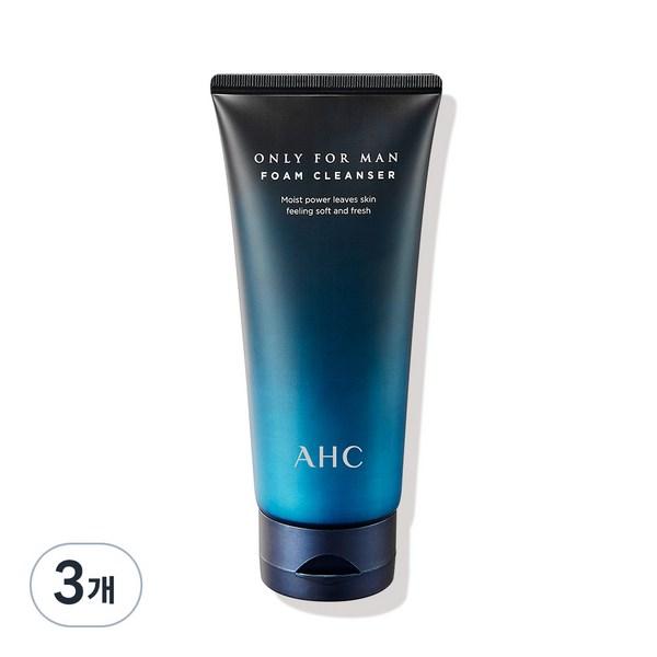 

Очищающая пенка AHC Only for Men, 140 мл, 3 шт, лучшая мужская косметика Кореи