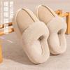 Cotton slippers women's autumn and winter indoor home thick bottom office replacement fluffy slippers