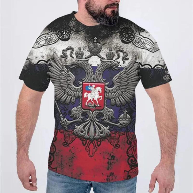 T Shirt for Mens Print Short Sleeve Top 3D Casual Street Man's T-shirt Tee Shirt Men Vintage Clothing Shirt