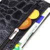 Unusual Women's Wallet Made of Genuine Textured Leather CANPELLINI 21834 Black