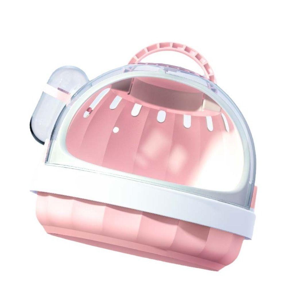 Breathable Guinea Pig Outer Basket Plastic Small Pet Travel Carrier Portable Hamster Carrier Cage