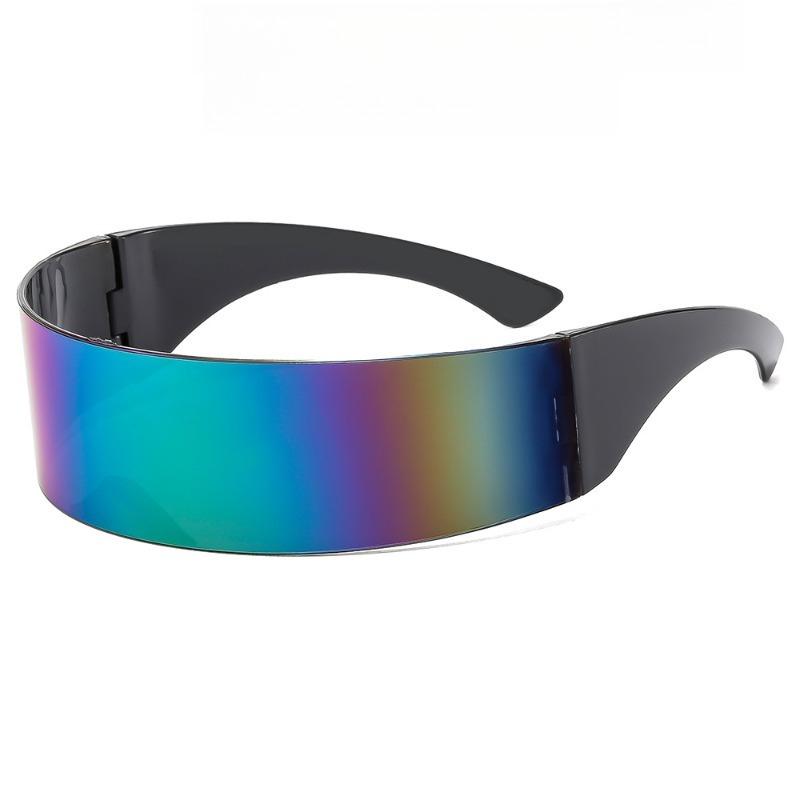 New Cyberpunk Futuristic Integrated Sunglasses разноцветный