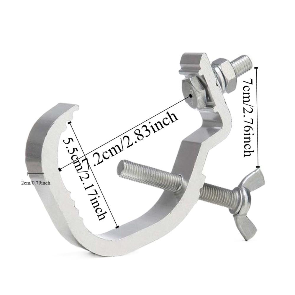 10pcs Stage Lights Hangings Light Hook Par Lamp Fixed Clip Aluminum Alloy Stage Lights Clamps Corrosion-resistant