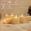 LED Lights Electronic Candles LED Candle Decorations Acrylic Candles Complete set of Remote Control Timers Christmas and Wedding