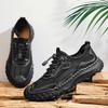 Large Men's Casual Shoes Summer 2026 Outdoor Mesh Breathable Comfortable Non Slip Hiking Shoes Fashion Vintage Flats Zapatillas