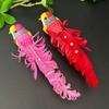 6pcs Colorful Simulation Birds Photography Props with Clip Artificial Foam Feathers Birds Curly Hair Home Decor